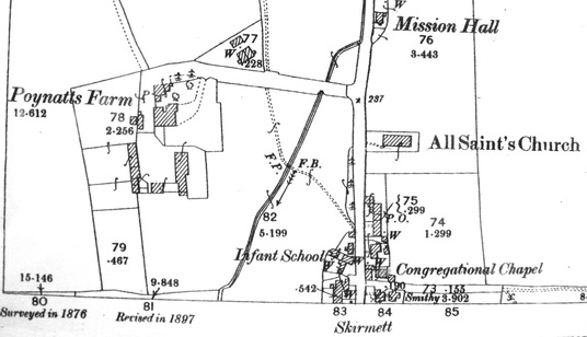 1897 'Congregational Chapel' Map
